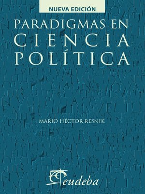 cover image of Paradigmas en ciencia política